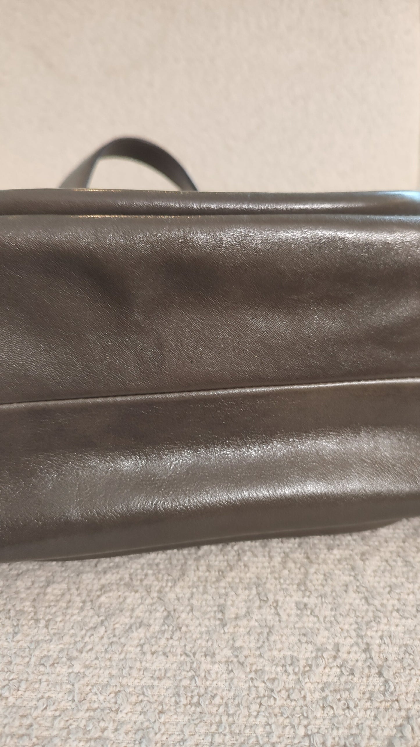 Chloe Small Double Carry Flannel Gray Bag