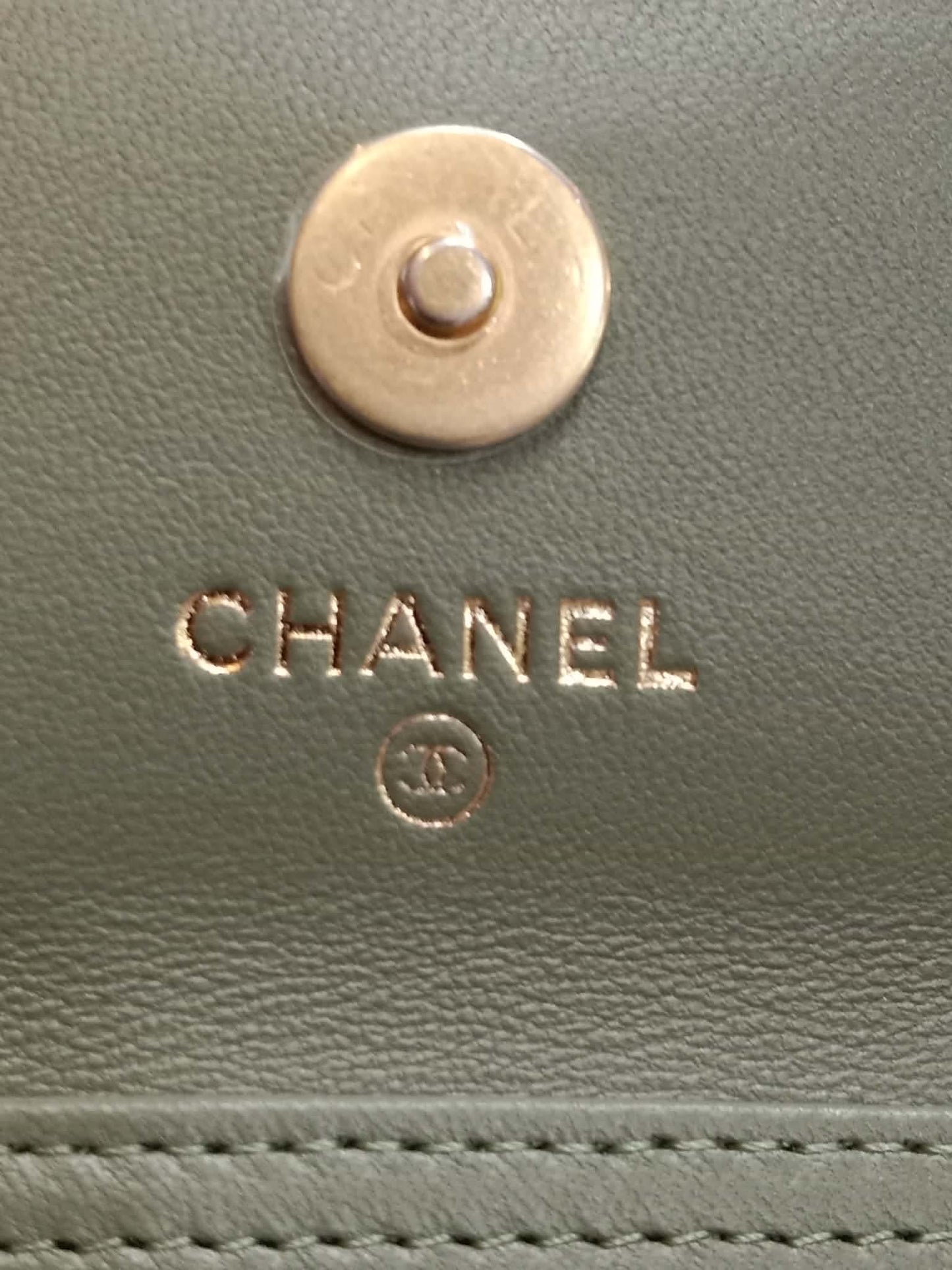 Chanel Pearl Crush Mini Quilted Lambskin Flap Bag Matcha Series 31