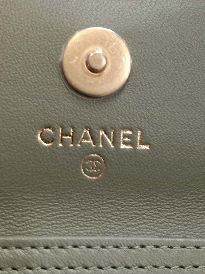 Chanel Pearl Crush Mini Quilted Lambskin Flap Bag Matcha Series 31