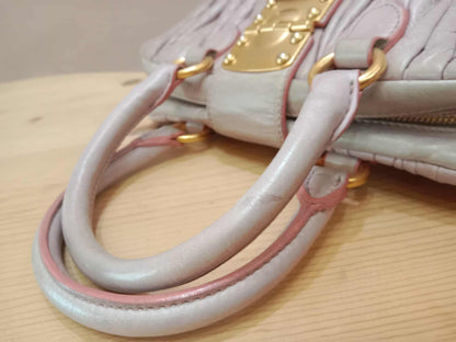 Miu Miu Matelasse Leather Pink Bag