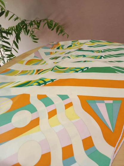 Hermes Carre 90 "Le Reve de Julia" Silk Scarf