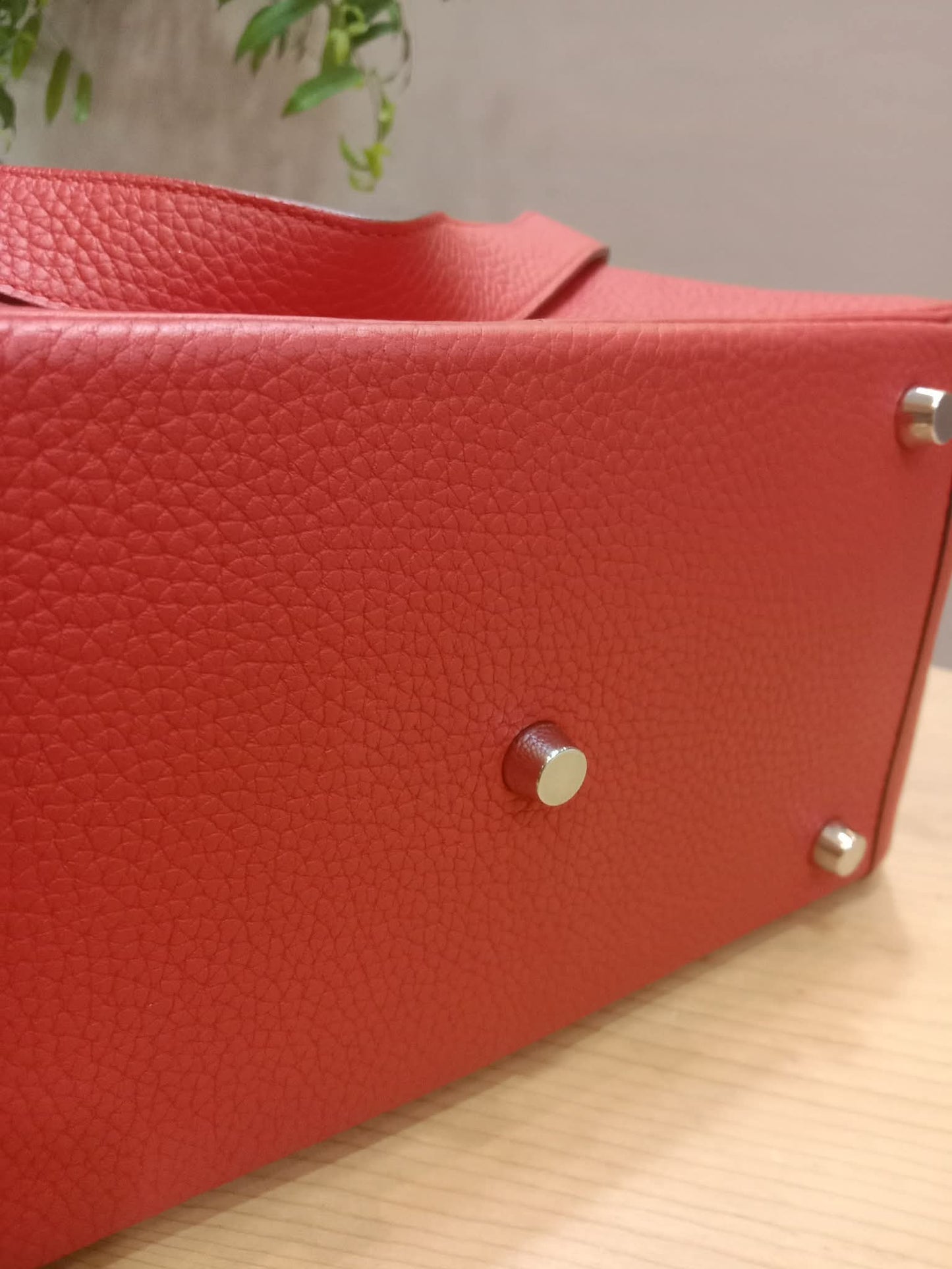 Hermes Lindy 26 Clemence Coral Red Stamp X 2016