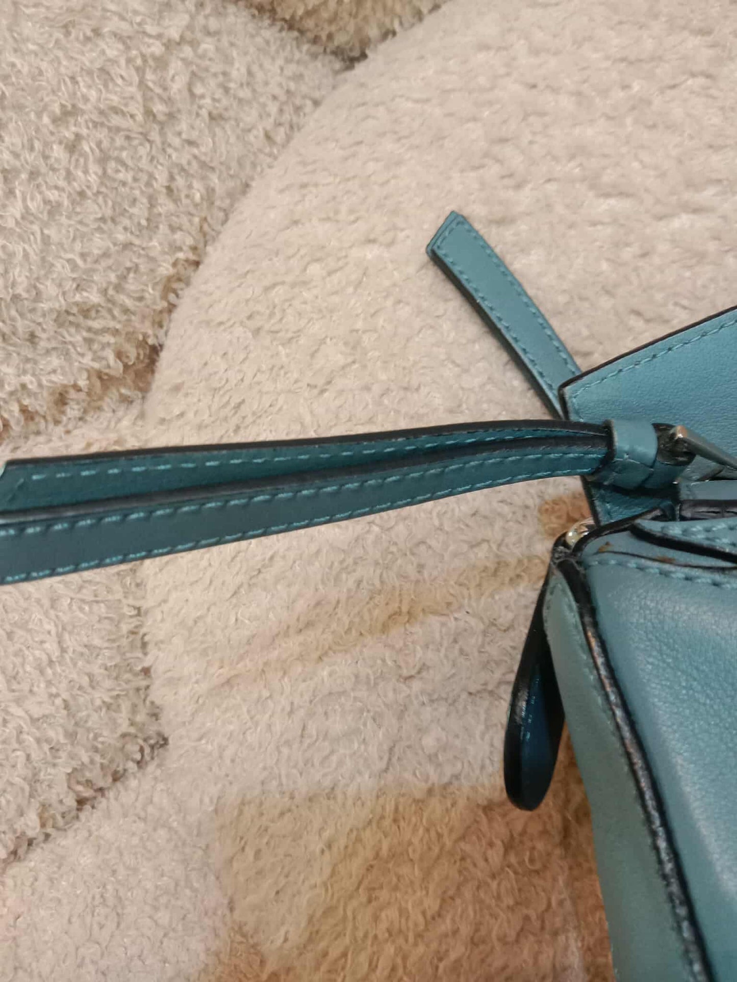 Loewe Puzzle Bag Small Blue