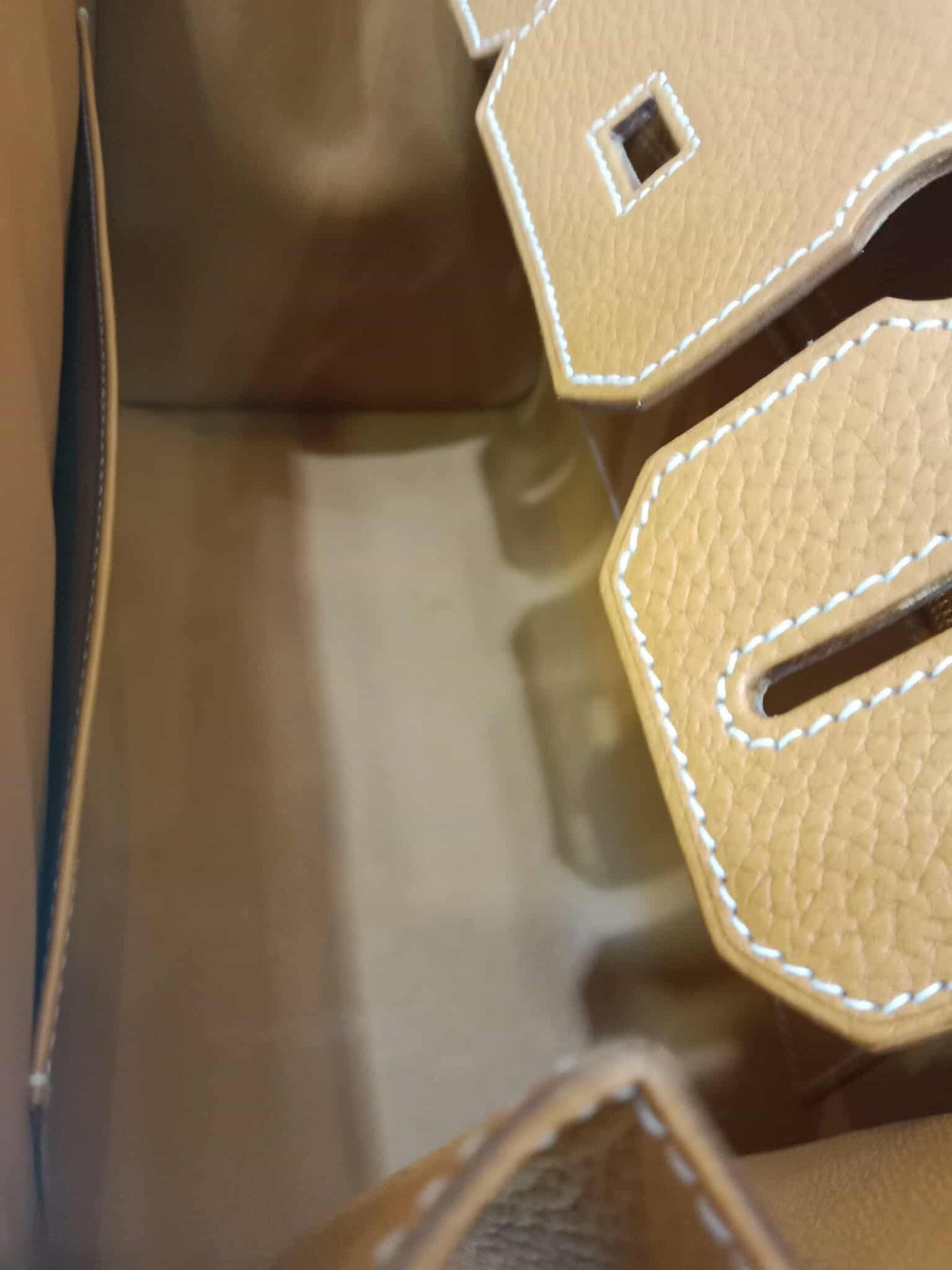 Hermes Birkin 30 Sellier Vache Naturelle Sable Grainee Stamp K 2025