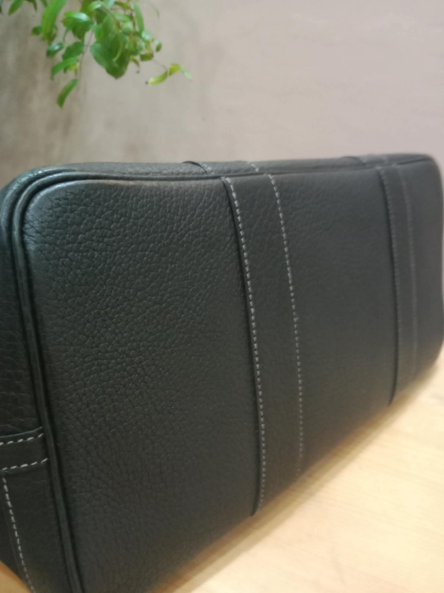 Hermes GPT 36 Canvas/Leather Black