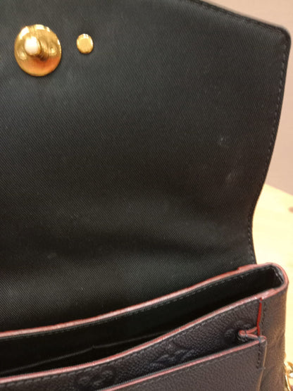 Louis Vuitton Marine/Rouge Monogram Empreinte Leather Blanche BB Bag