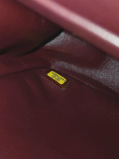 Chanel Double Flap Jumbo Lambskin Black Series 16