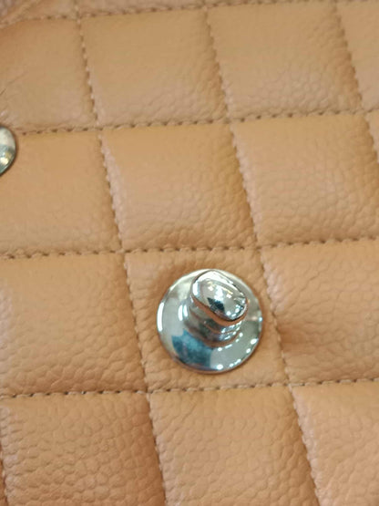 Chanel Classic Double Flap Medium Caramel Caviar Series 14