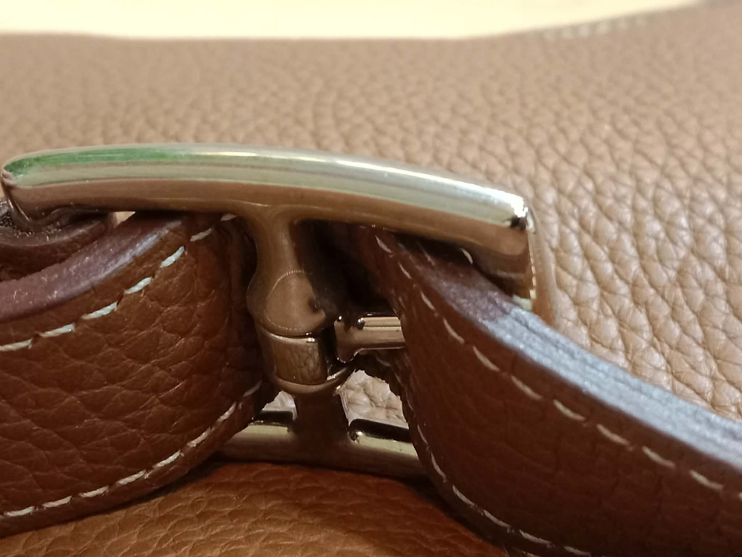 Hermes Halzan 31 Clemence Gold Stamp R 2014