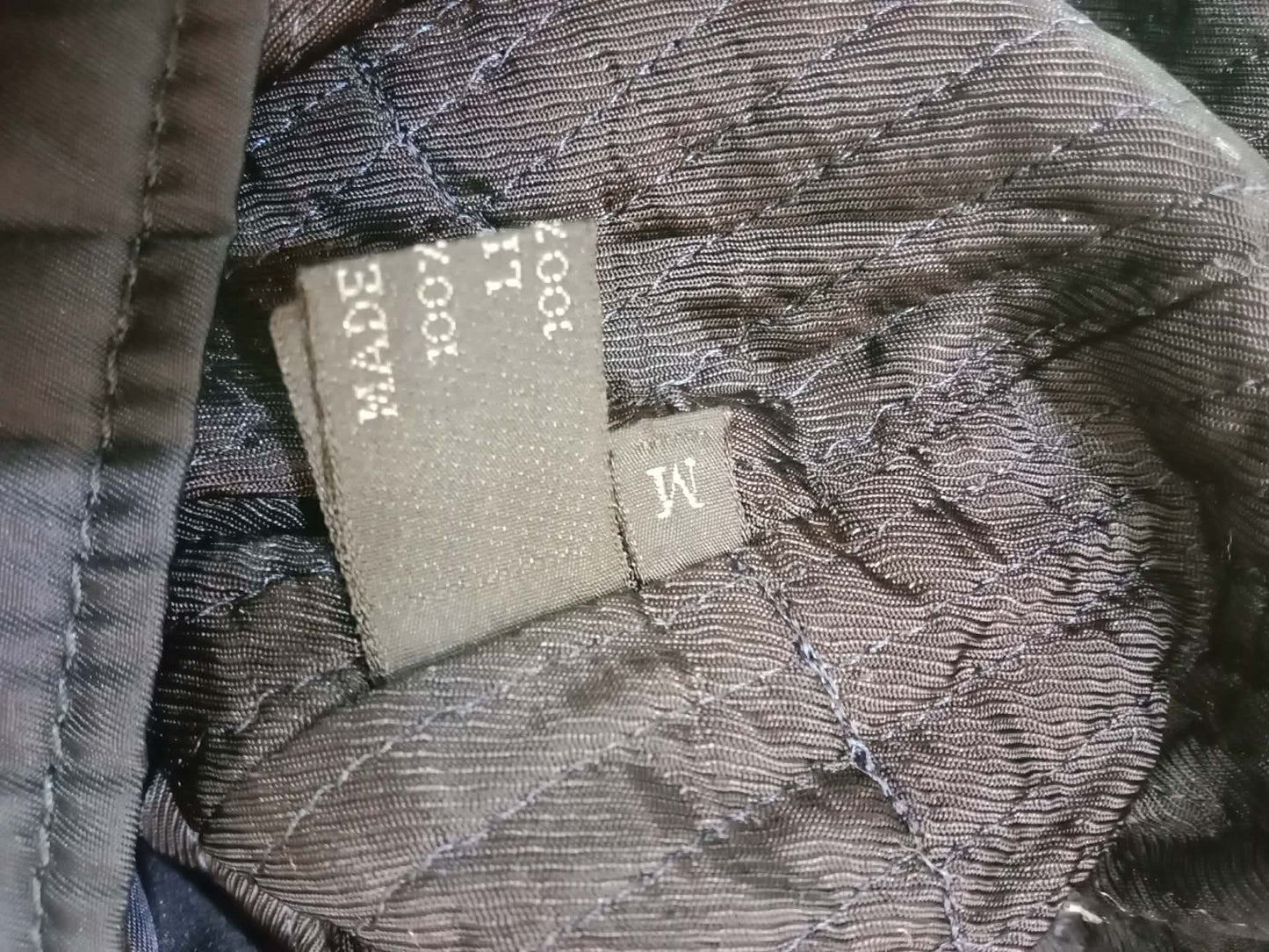 Prada Nylon Zip-Up Jacket Classic Shirt Collar and Zippered Front Pocket Black Medium