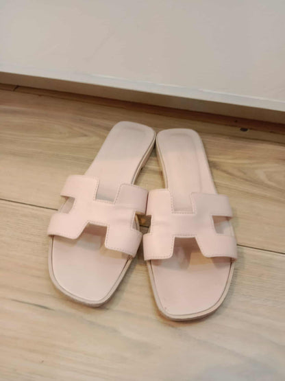 Hermes Oran Blush Pnk Size 38 1/2