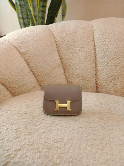 Hermes Constance Slim Etoupe Epsom Stamp B 2023