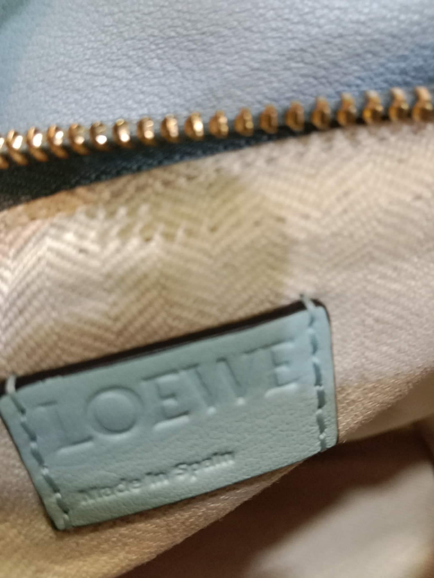 Loewe Puzzle Bag Tricolor Blue Medium