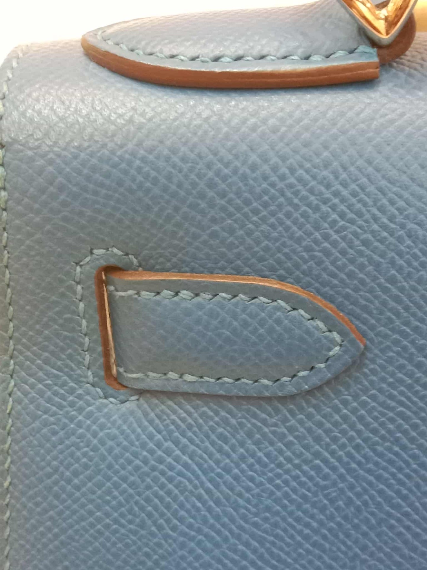 Hermes Kelly 28 Mykonos Sellier Epsom Stamp O Square 2011