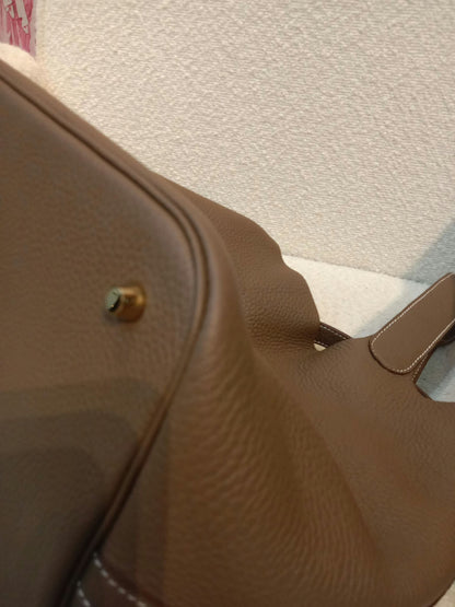 Hermes Picotin 26 Etoupe Clemence Stamp B 2023