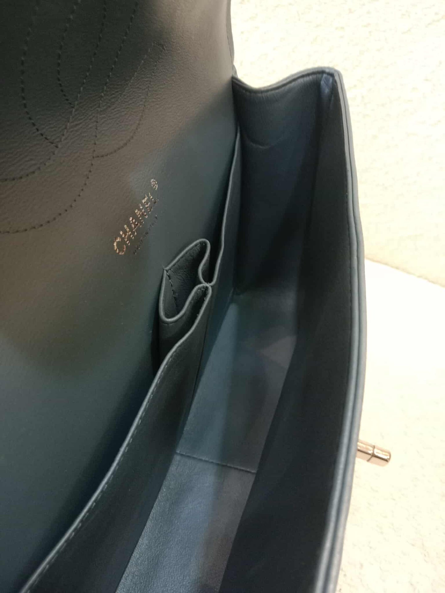 Chanel Jumbo Double Flap Lambskin Blue Series16