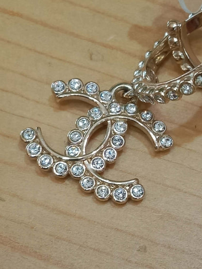 Chanel Drop Hoop Earrings