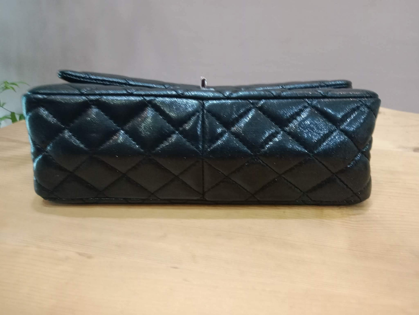 Chanel Reissue Flap Bag Iridescent Aged Calfskin Black Series 12