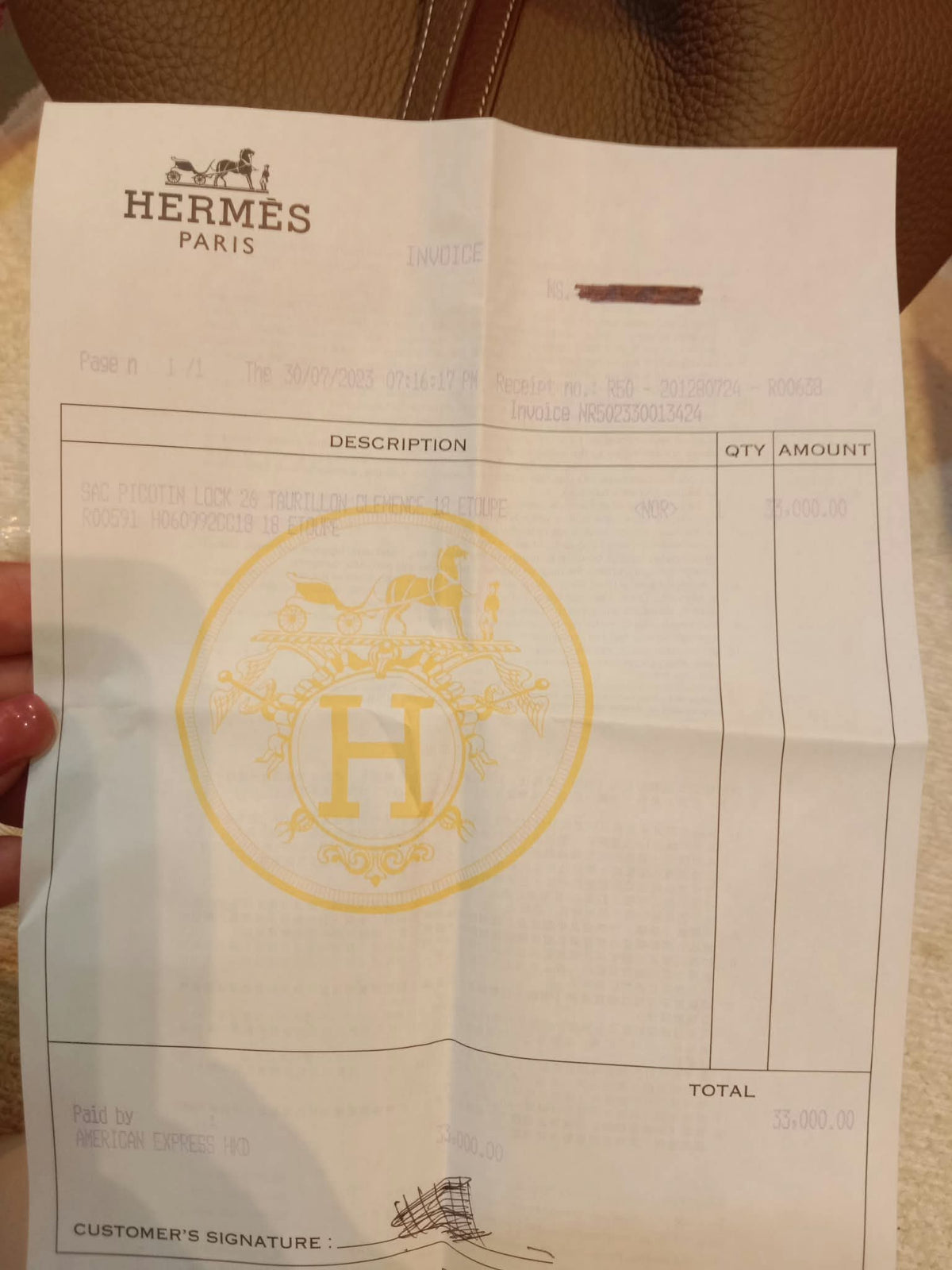 Hermes Picotin 26 Etoupe Clemence Stamp B 2023