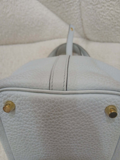 Hermes Picotin 18 Bleu Glacier Clemence Stamp Z 2021