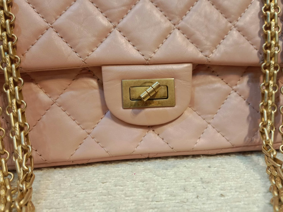 Chanel 2.55 Reissue 226 Double Flap Pink Series 27