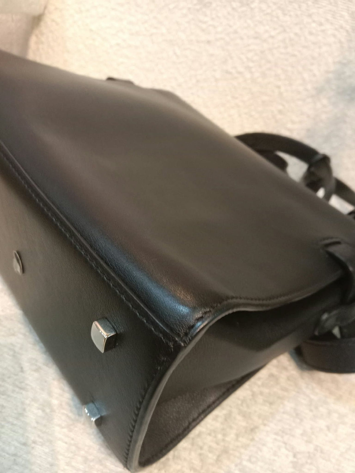 Delvaux Tempete Handbag Black MM