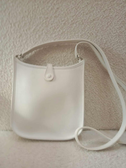 Hermes Evelyne TPM White Clemence Stamp O Square 2011