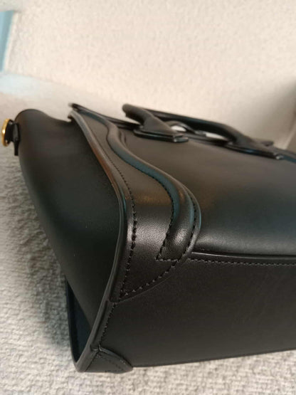 Celine Nano Luggage Bag Black