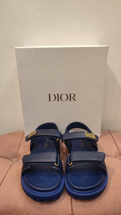 Dior Dioract Blue Royal Lambskin Size 38