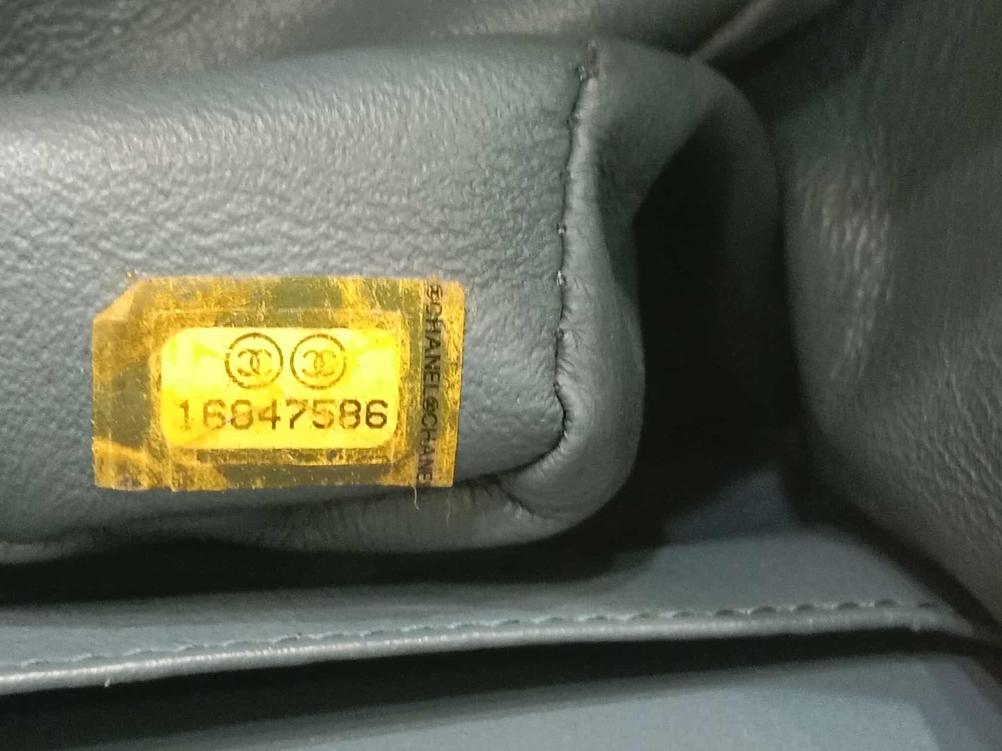 Chanel Jumbo Double Flap Lambskin Blue Series16