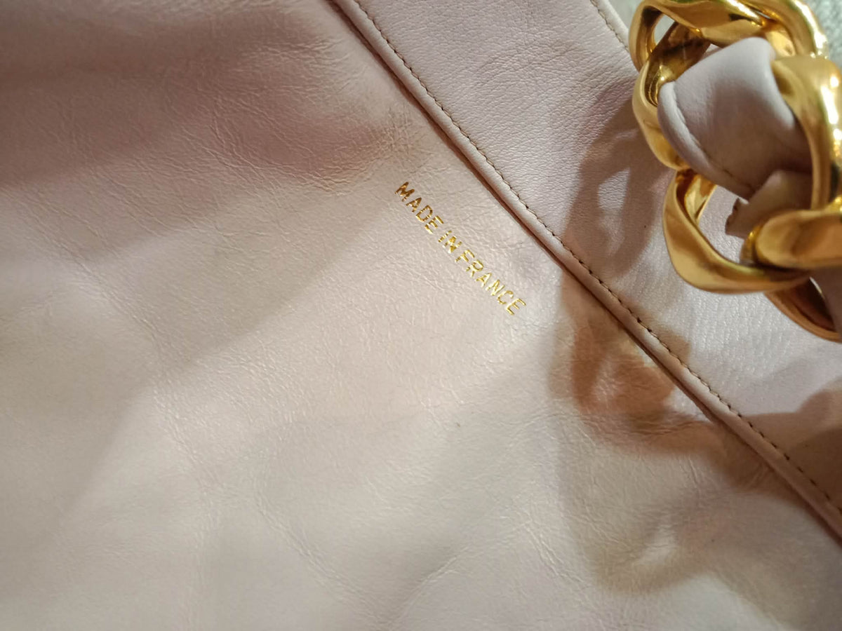 Chanel Vintage Timeless Tote Light Pink Lambskin Series 3