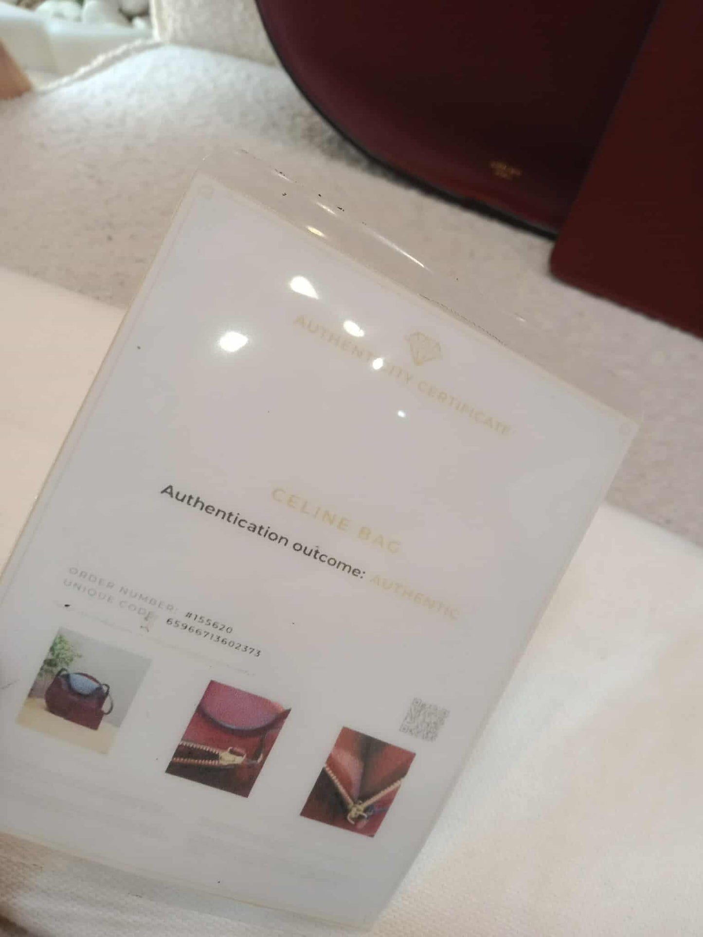 Celine Pameloto Hobo Bag Burgundy