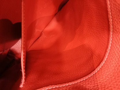 Hermes So Kelly 22 Togo Red Stamp R Square 2014
