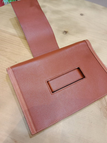 Hermes H Passant Clutch Bicolor Stamp Z 2021