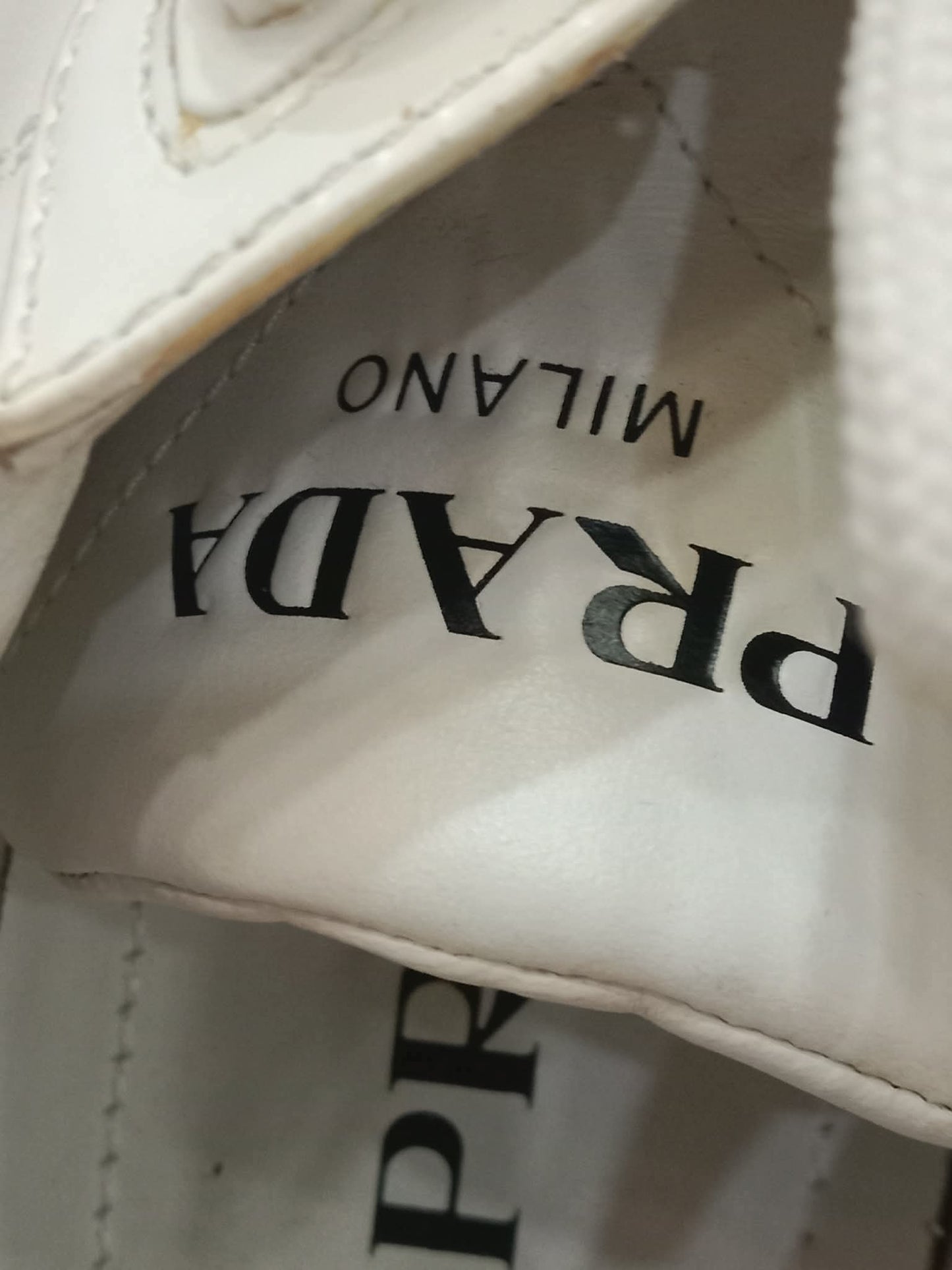 Prada Prax 01 Sneakers White Size 37.5