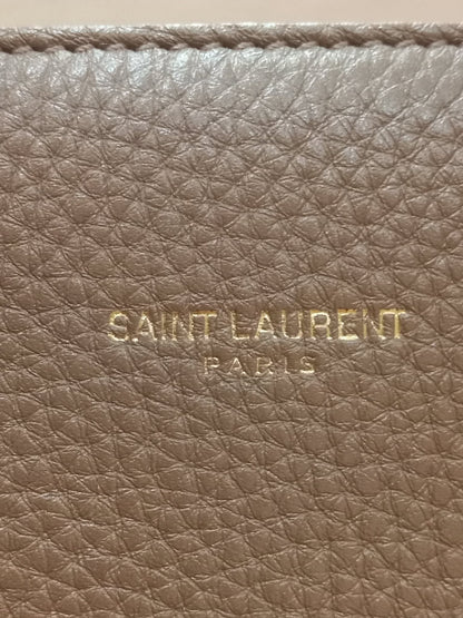 Saint Laurent Sac De Jour Taupe Grained Leather