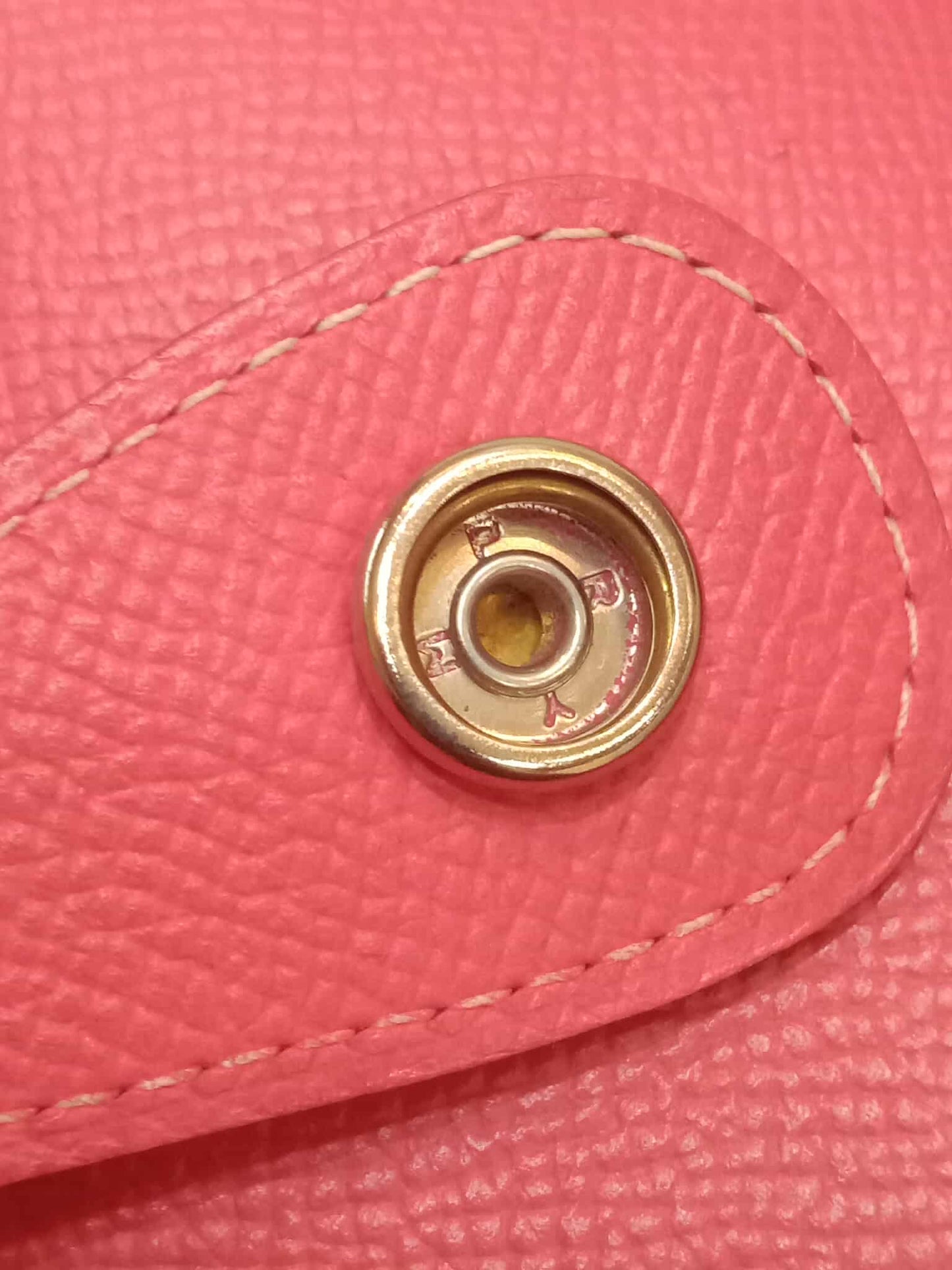 Hermes Evelyne Rose Tyrien Epsom PM Stamp Q Square 2013