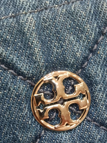 Tory Burch Denim Blue Quilted Bag