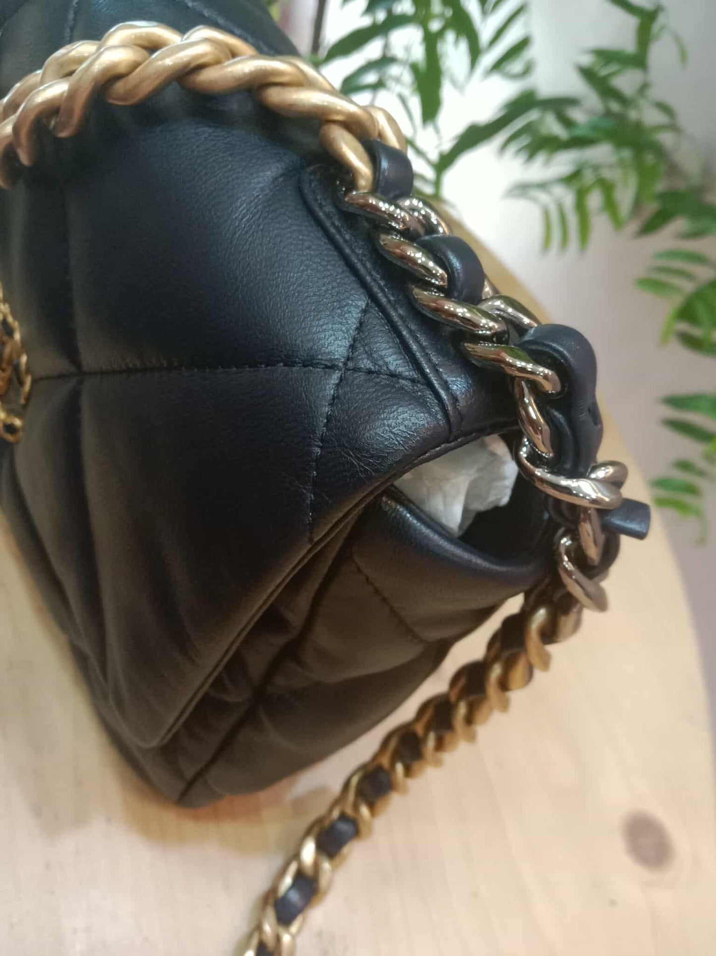 Chanel 19 Beige Midnight Blue Small Series 30