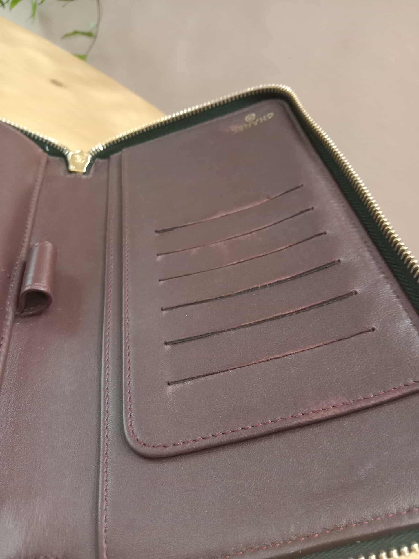 Chanel Quilted Leather Zip-Around Lambskin Wallet Series 22