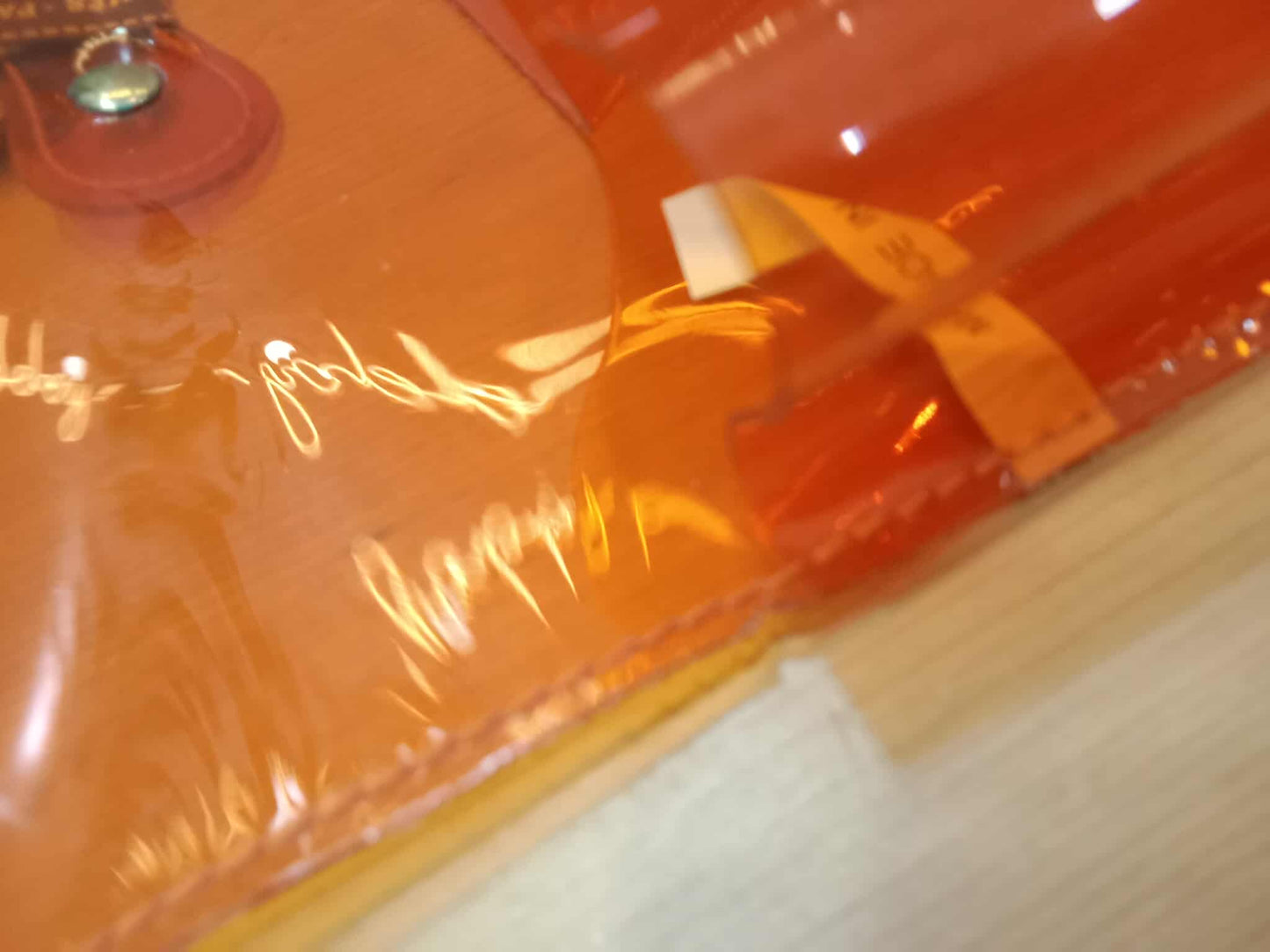 Hermes Souvenir de I'Exposition 1998 Kelly Bag Orange