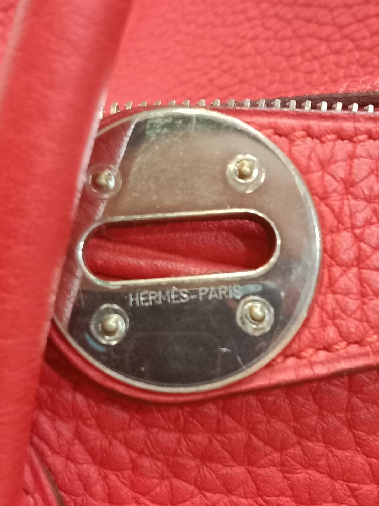 Hermes Lindy 26 Clemence Coral Red Stamp X 2016