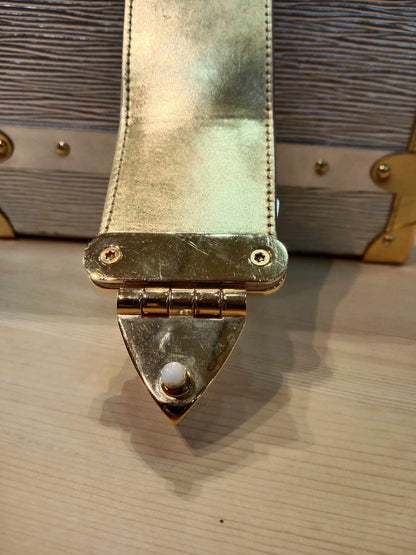 Louis Vuitton Petite Malle Metallic Silver/Gold Epi Leather