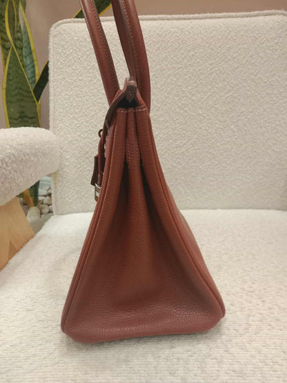 Hermes Birkin 30 Ardennes Noisette Stamp I Square 2005