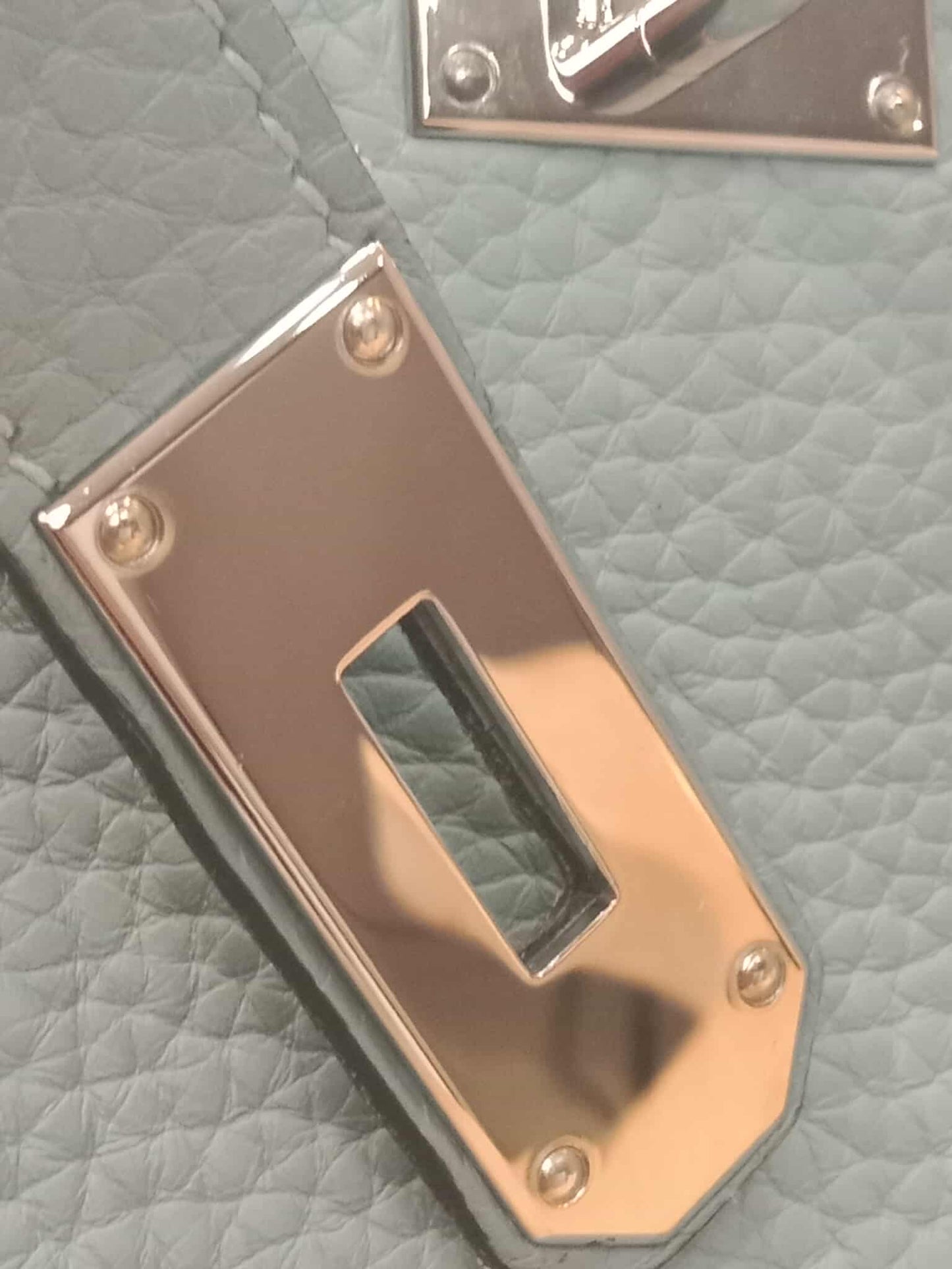 Hermes Jypserie 34 Blue Clemence Stamp M Square 2009