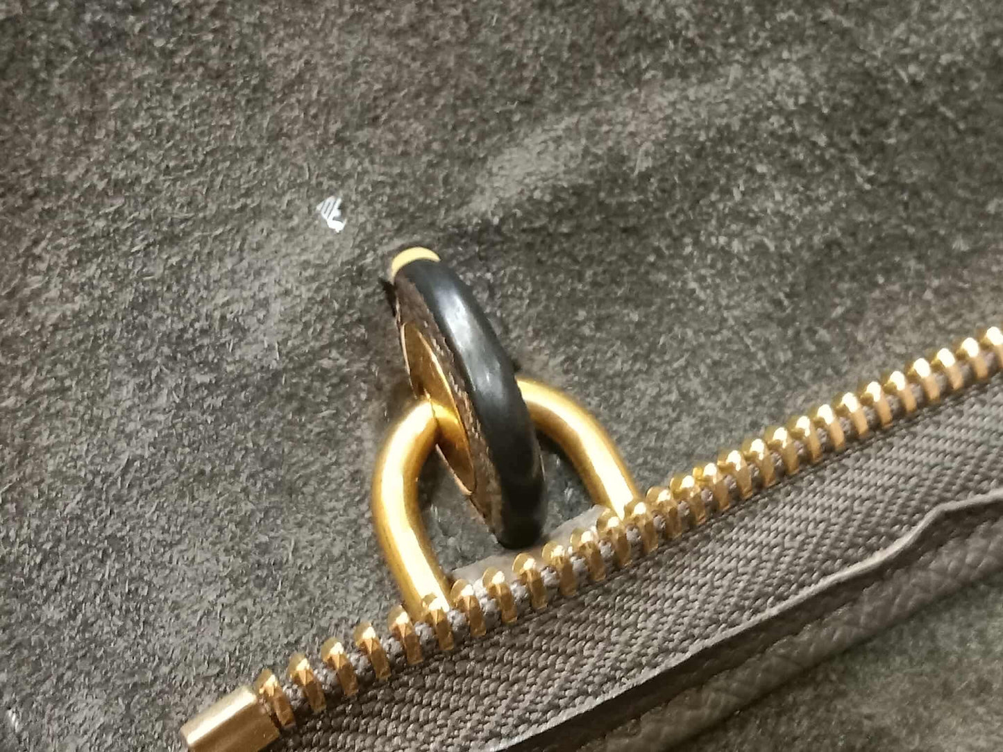 Celine Mini Belt Bag Grey in Grained Calfskin GHW