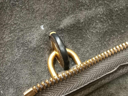 Celine Mini Belt Bag Grey in Grained Calfskin GHW