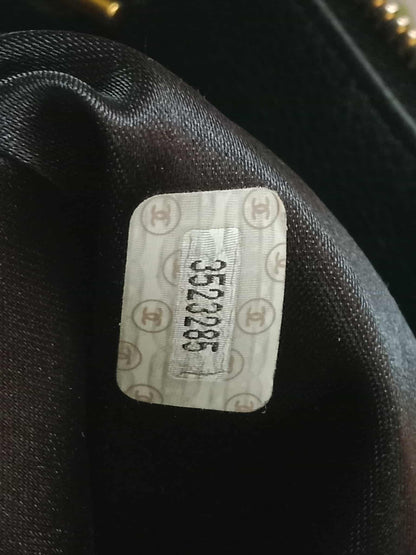 Chanel Timeless CC Shopper Tote Bag Caviar Black Series 3