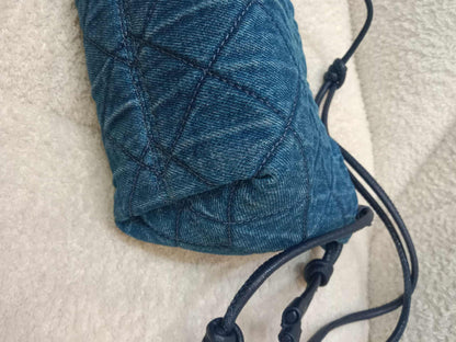 Tory Burch Denim Blue Quilted Bag
