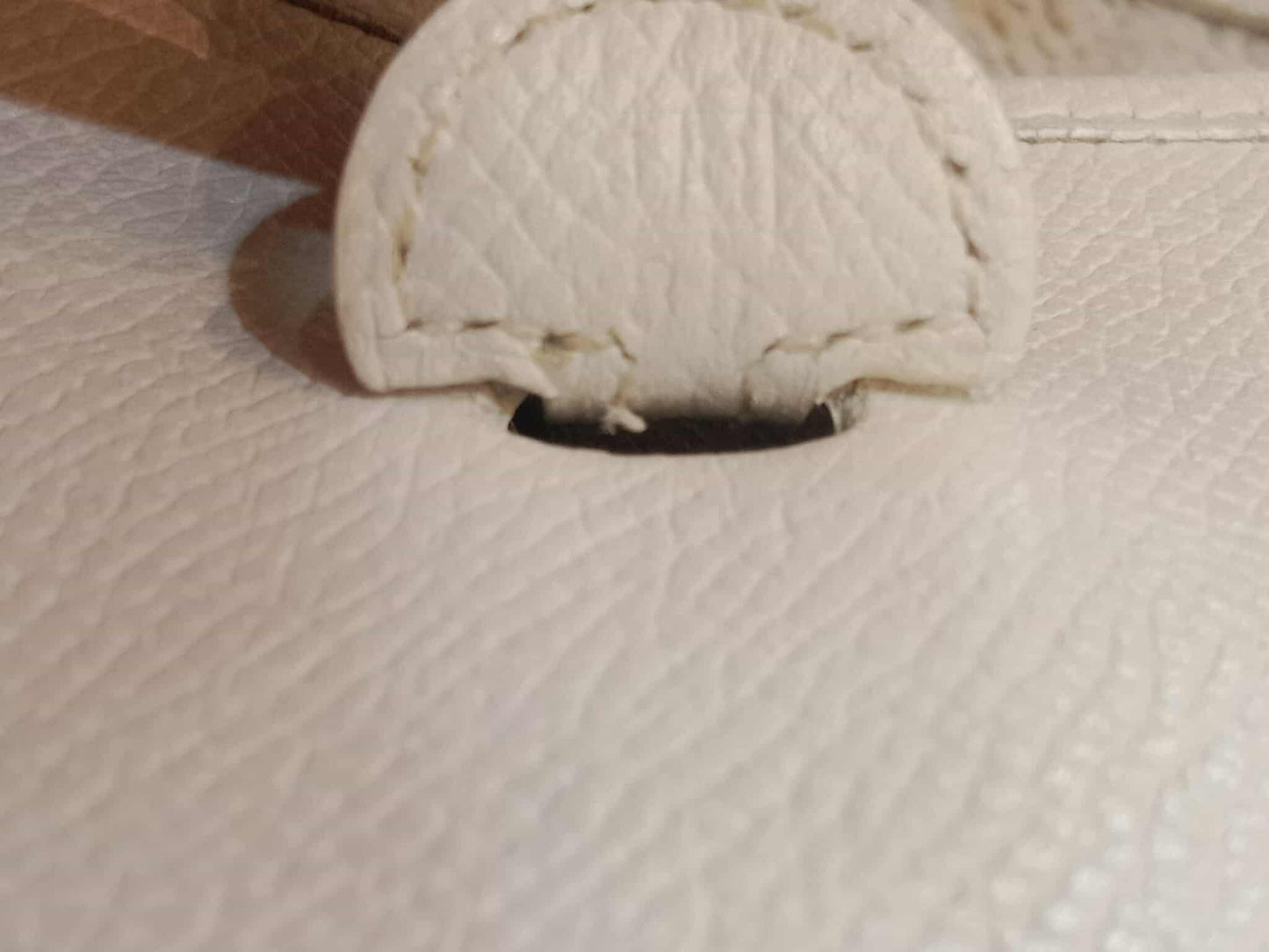 Hermes Evelyne TPM White Clemence Stamp O Square 2011